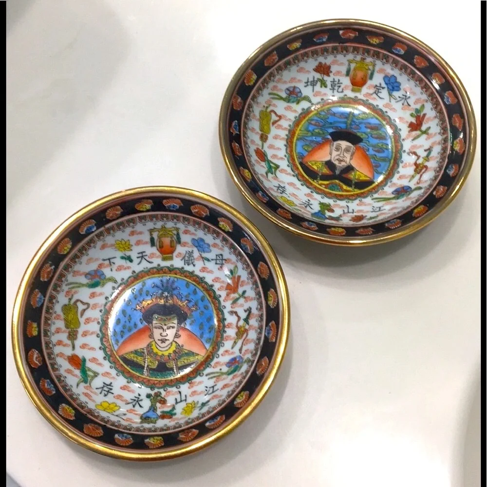2 Antique Cloisonné Bowls